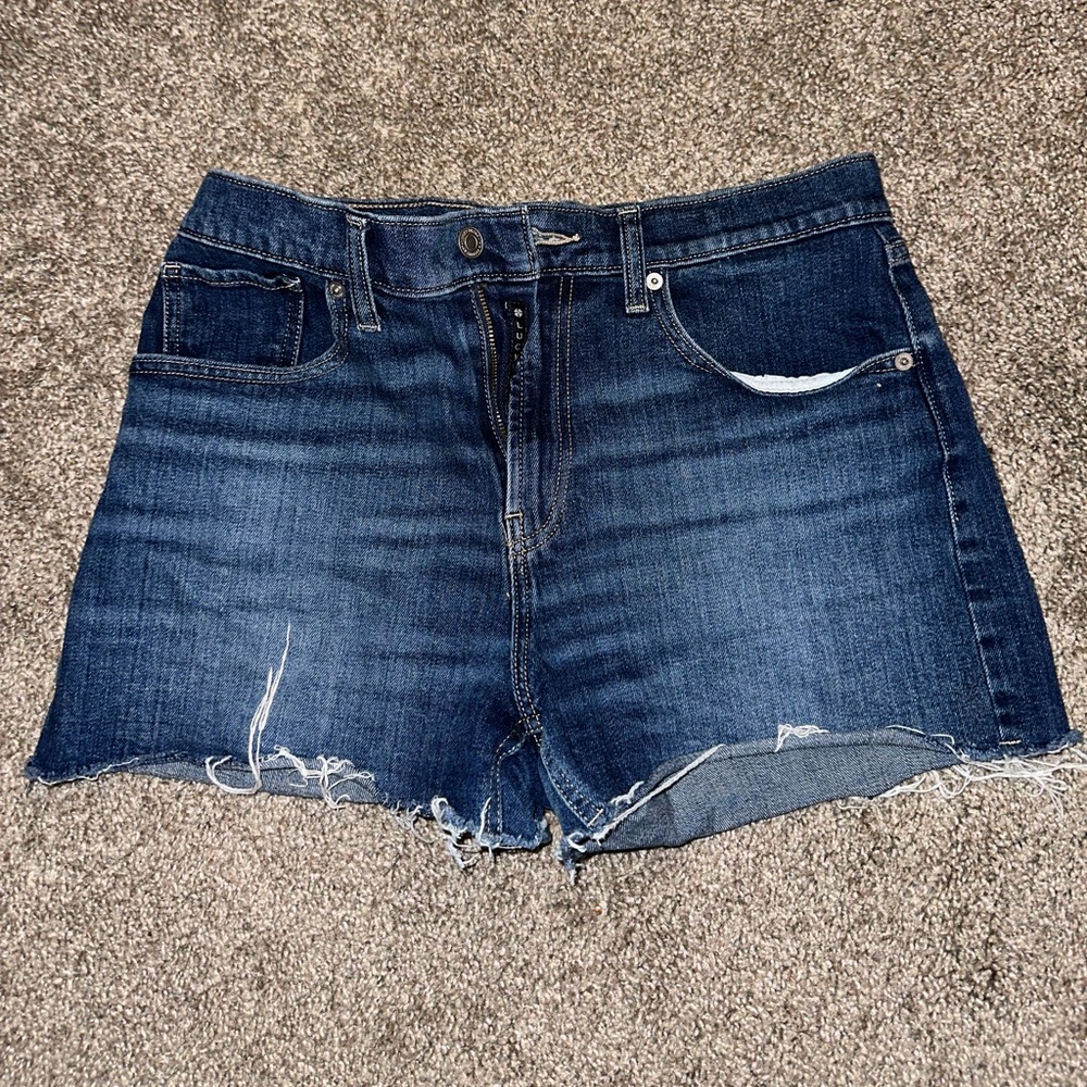 Lucky Brand High Waisted Dark Denim Shorts | Size: 27 or 4